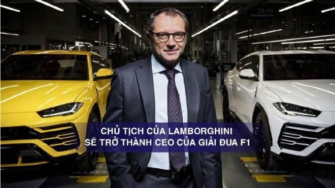 Chủ tịch của Lamborghini sẽ trở thành CEO của giải đua F1