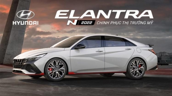 Diện kiến sedan hiệu năng cao Hyundai ELANTRA N 2022 chinh phục thị trường Mỹ