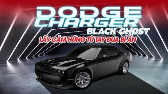 Dodge Challenger Black Ghost được lấy cảm hứng từ tay đua bí ẩn