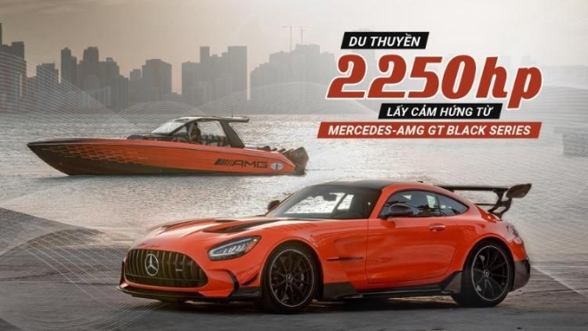 Du thuyền 2250hp lấy cảm hứng từ Mercedes-AMG GT Black Series 