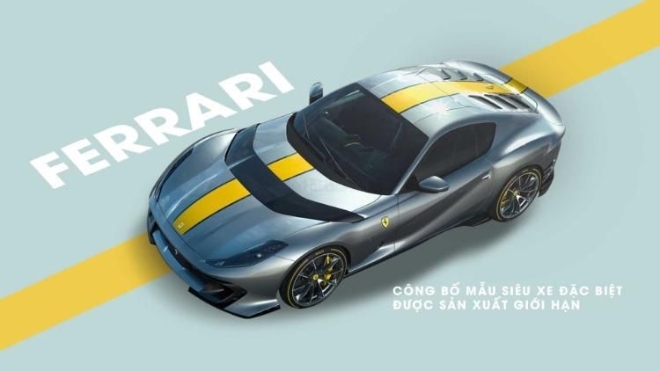 Ferrari công bố mẫu siêu xe đặc biệt được sản xuất giới hạn