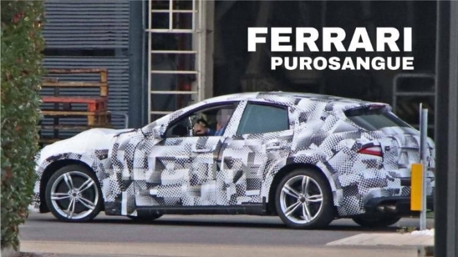 Ferrari Purosangue SUV bị phát hiện khi đang lái thử tại Maranello 