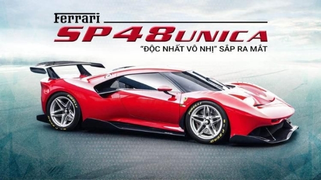 Ferrari SP48 Unica - Siêu phẩm ‘độc nhất vô nhị’ sắp ra mắt