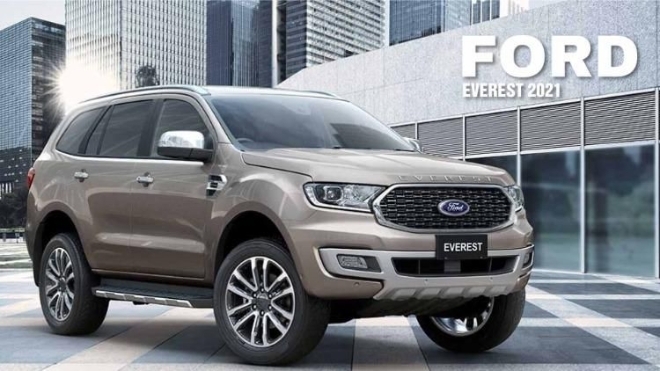Ford Everest 2021 chuẩn bị về Việt Nam vào cuối tháng 11