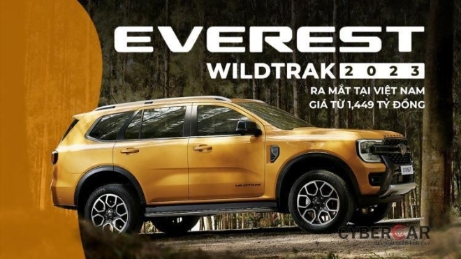 Ford Everest Wildtrak 2023 ra mắt tại Việt Nam, giá từ 1,449 tỷ đồng