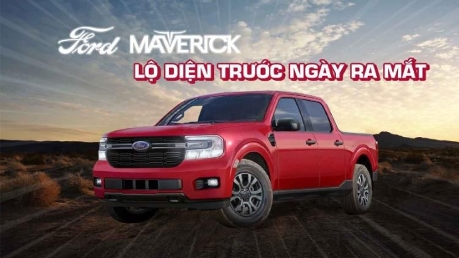 Ford Maverick lộ diện trước ngày ra mắt