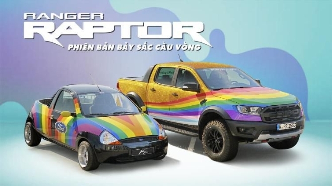 Ford Ranger Raptor phiên bản bảy sắc cầu vồng có gì đặc biệt?