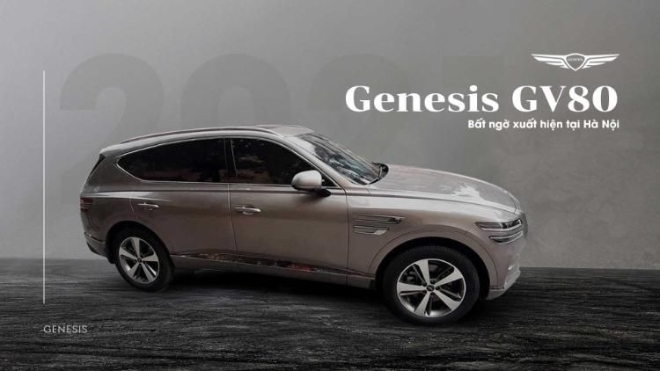 Genesis GV80 2021 bất ngờ xuất hiện tại Hà Nội