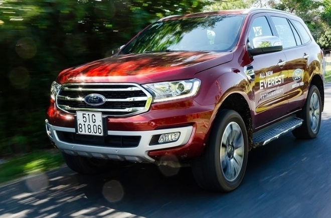Giá lăn bánh Ford Everest 2019 mới nhất
