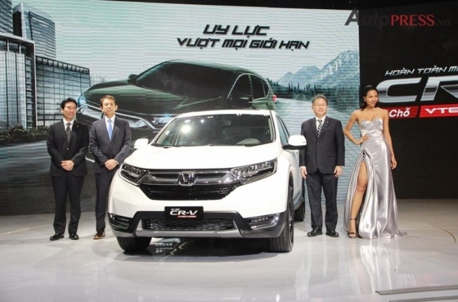 Giá lăn bánh Honda CR-V mới nhất nhập khẩu năm 2018