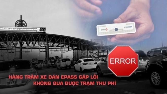 Hàng trăm xe dán ePass gặp lỗi không qua được trạm thu phí