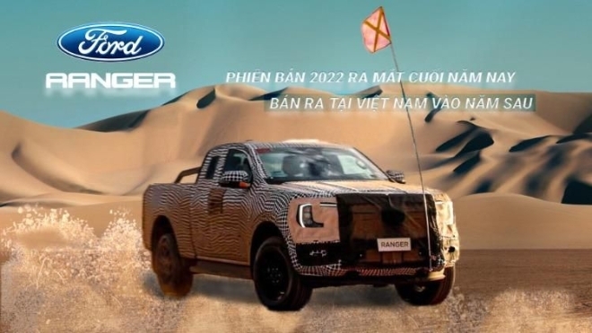 Hé lộ Ford Ranger 2022: ra mắt cuối năm nay, bán ra tại Việt Nam vào năm sau