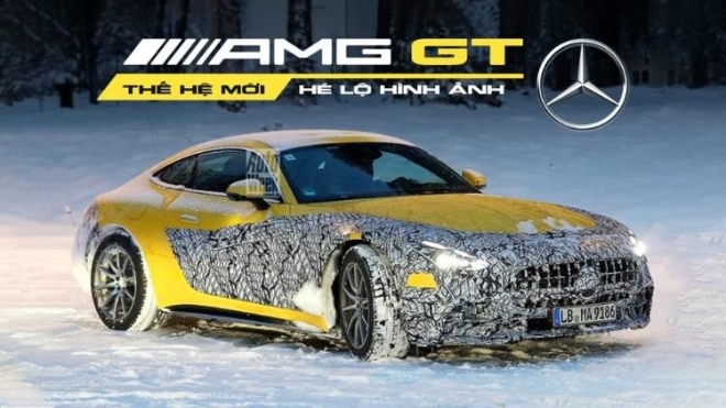 Hé lộ hình ảnh Mercedes-AMG GT thế hệ mới
