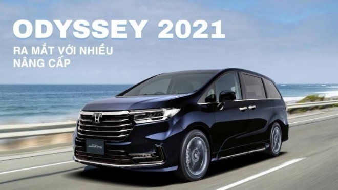 Honda cho ra mắt Odyssey 2021 với nhiều nâng cấp