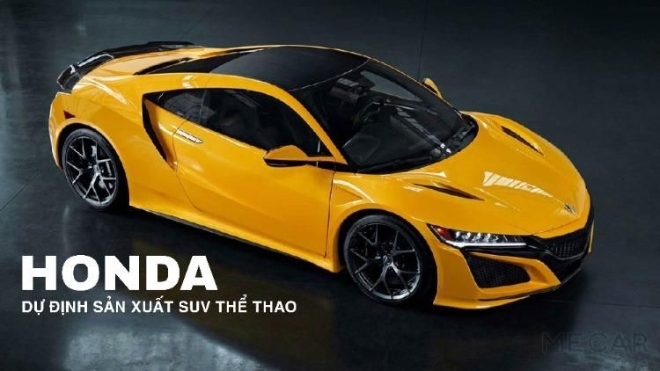 Honda dự định sản xuất SUV thể thao dựa trên NSX