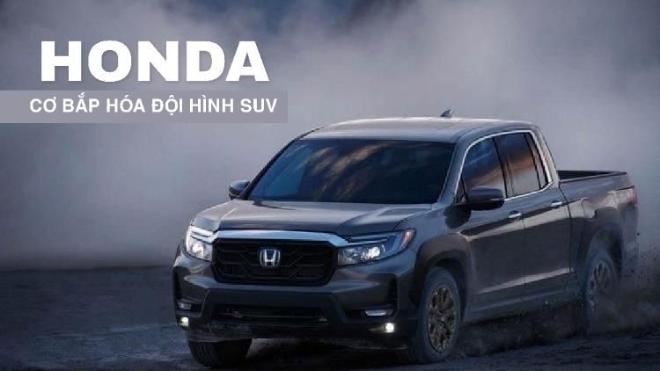 Honda quyết tâm cơ bắp hóa đội hình SUV của hãng