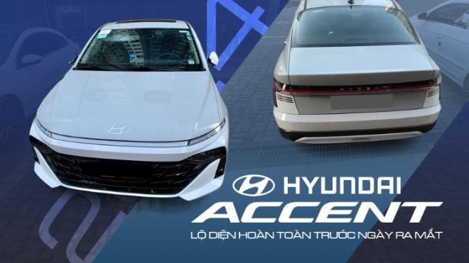 Hyundai Accent 2024 lộ diện hoàn toàn trước ngày ra mắt