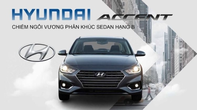 Hyundai Accent chiếm ngôi vương phân khúc sedan hạng B trong tháng 1