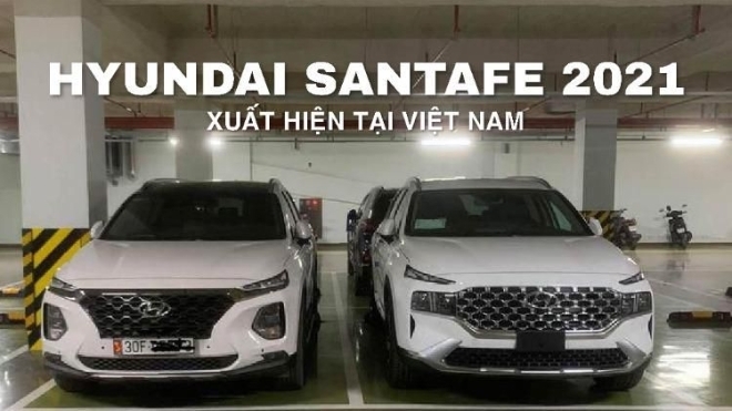 Hyundai SantaFe 2021 xuất hiện tại Việt Nam, lộ ảnh nội thất sang trọng