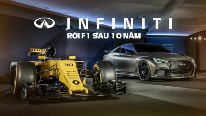 Infiniti rời F1 sau 10 năm đồng hành cùng Red Bull và Renault