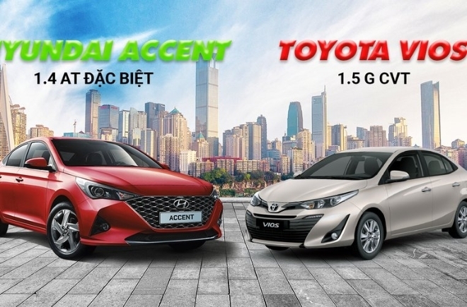 Infographic: Toyota Vios vs Hyundai Accent 2021 - Xe Nhật 'đấu' xe Hàn