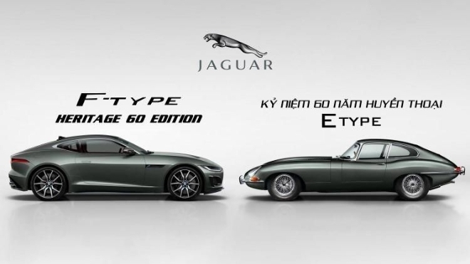 Jaguar F-Type Heritage 60 Edition ra mắt, kỷ niệm 60 năm huyền thoại E-Type