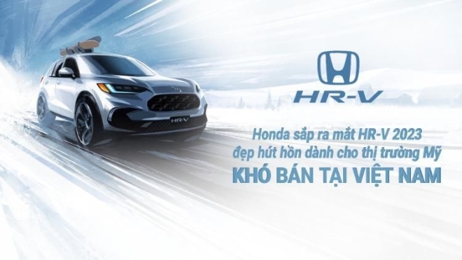 Khó bán tại Việt Nam, Honda sắp ra mắt HR-V 2023 đẹp hút hồn dành cho thị trường Mỹ