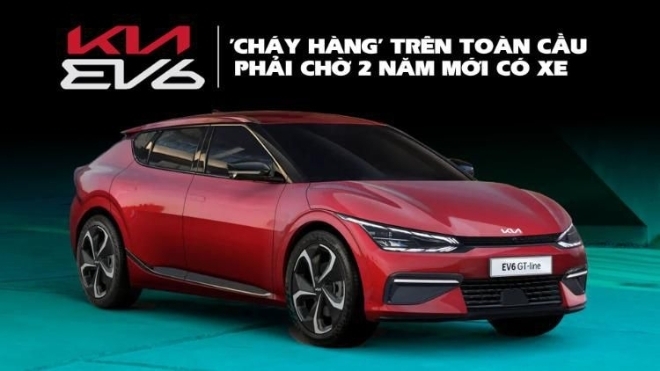 Kia EV6 sắp ra mắt Việt Nam ''cháy hàng'' trên toàn cầu, khách phải chờ mòn mỏi 2 năm mới có xe