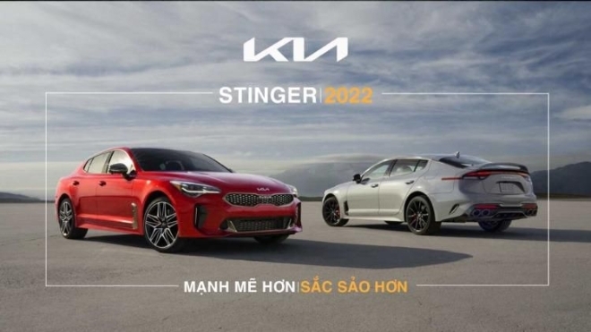 Kia Stinger 2022 ra mắt: Mạnh mẽ hơn, sắc sảo hơn