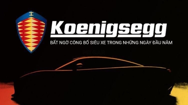 Koenigsegg bất ngờ công bố siêu xe mới trong những ngày đầu năm