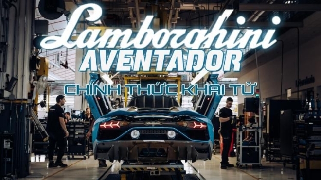 Lamborghini Aventador chính thức khai tử