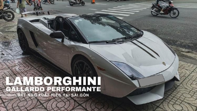 Lamborghini Gallardo Performante bất ngờ xuất hiện tại Sài Gòn