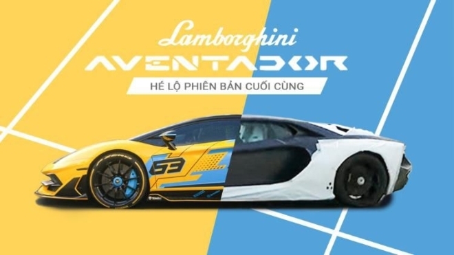 Lamborghini hé lộ phiên bản cuối cùng của dòng Aventador