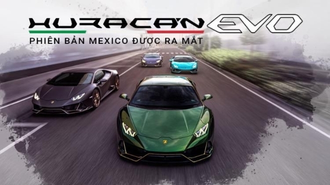 Lamborghini Huracán Evo phiên bản Mexico được ra mắt