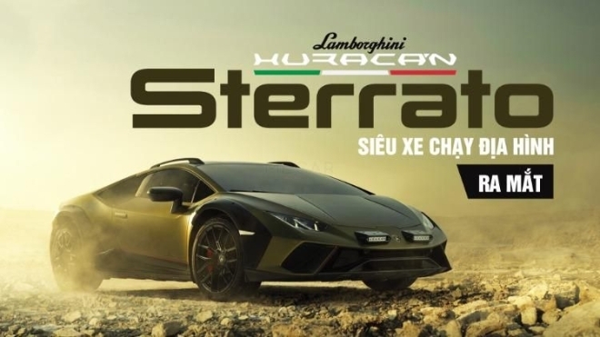 Lamborghini Huracan Sterrato ra mắt - siêu xe chạy địa hình
