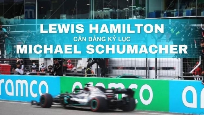 Lewis Hamilton đạt chiến thắng thứ 91 tại chặng đua Eifel GP, cân bằng kỷ lục của Michael Schumacher
