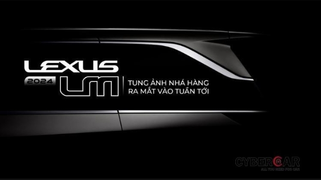 Lexus LM 2024 tung ảnh nhá hàng, ra mắt vào tuần tới