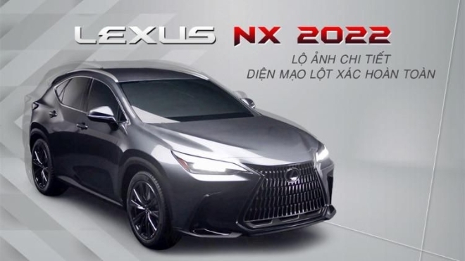 Lộ ảnh chi tiết Lexus NX 2022: Lột xác toàn diện