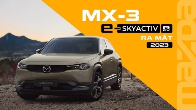 Mazda MX-30 e-Skyactiv R-EV 2023 ra mắt: Ô tô hybrid tiết kiệm xăng hơn xe máy, chỉ 1 lít/100km