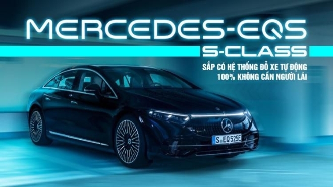 Mercedes EQS và S-Class thế hệ mới sắp có hệ thống đỗ xe tự động 100% không cần người lái