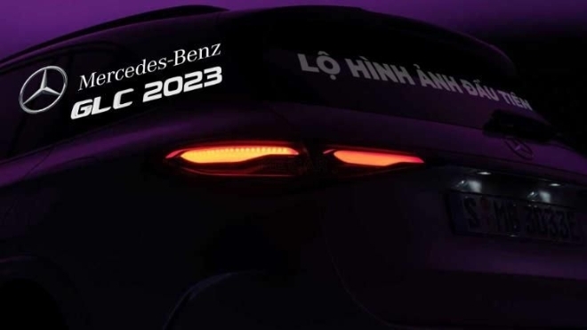 Mercedes-Benz GLC 2023 lộ hình ảnh đầu tiên