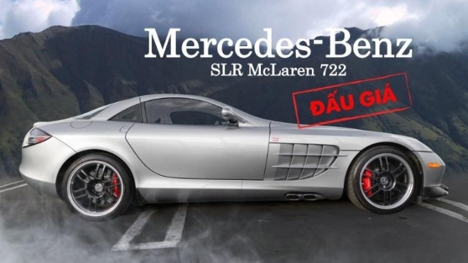 Mercedes-Benz SLR McLaren 722 “hiếm có khó tìm” lên sàn đấu giá