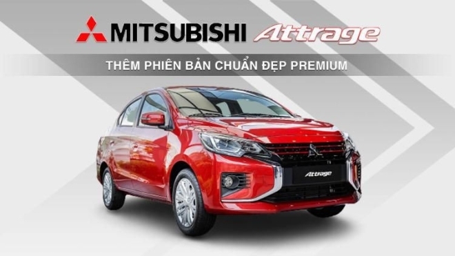 Mitsubishi bổ sung thêm bản Premium cho Attrage