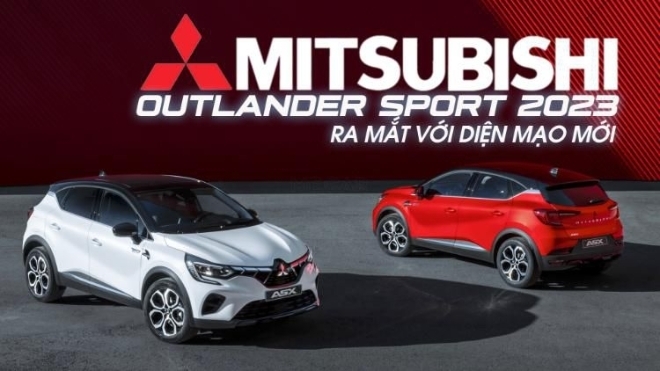 Mitsubishi Outlander Sport 2023 ra mắt với diện mạo mới khác biệt