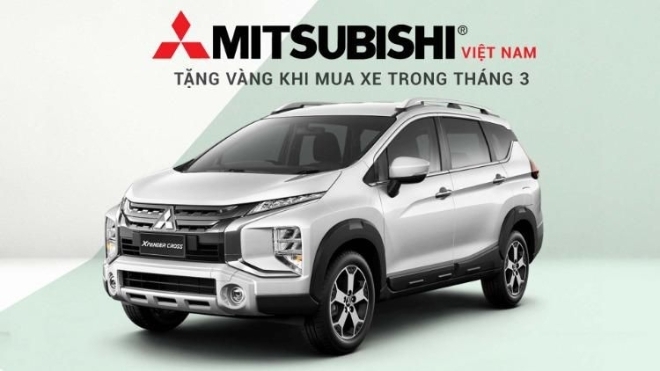  Mitsubishi Việt Nam tặng...vàng khi mua xe trong tháng 3