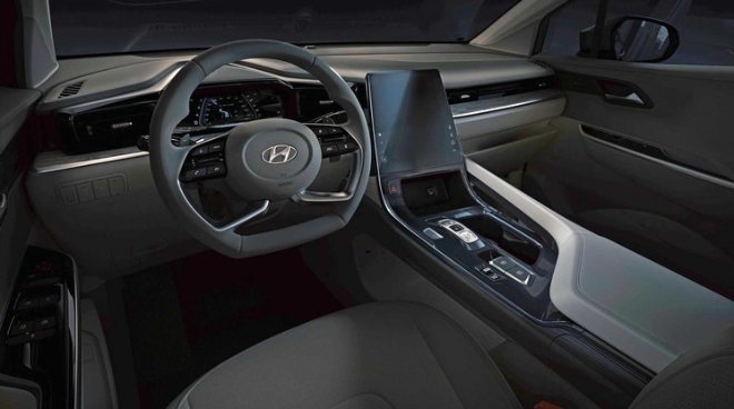 MPV cỡ trung Hyundai Custo 2021 lộ nội thất giống Tucson, ra mắt vào cuối tháng này