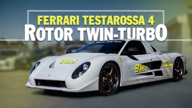 Ngắm chiếc Ferrari Testarossa 4-Rotor Twin-Turbo của RE Amemiya
