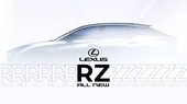 Nhá hàng Lexus RZ hoàn toàn mới: Thiết kế kiểu coupe, chỉ chạy điện, đấu Tesla Model Y