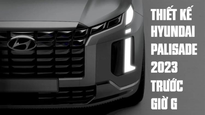 Nhá hàng thiết kế Hyundai Palisade 2023 trước giờ G: Góc cạnh và hầm hố, bộ mâm bớt rối mắt hơn, khác xa đàn em Santa Fe