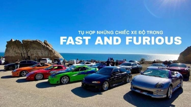 Những chiếc xe độ trong Fast and Furious tụ họp 